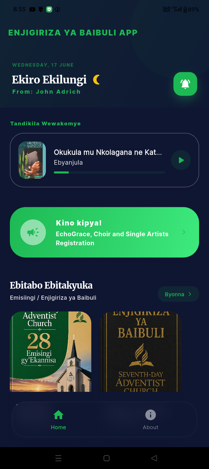 Bible App Screenshot 1